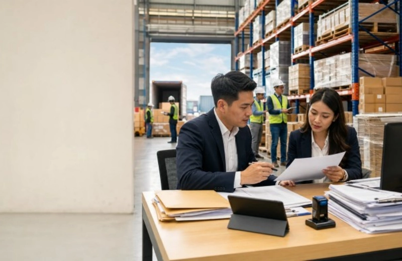 Inspection points logistics support from China by Austone