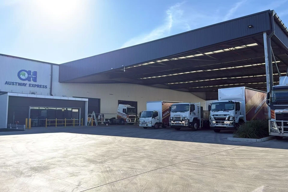 Austone Australia Warehouse and Delivery Trucks Austone Australia warehouse and delivery trucks supporting freight distribution