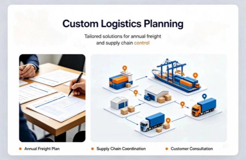 Useful for early route decisions logistics support from China by Austone