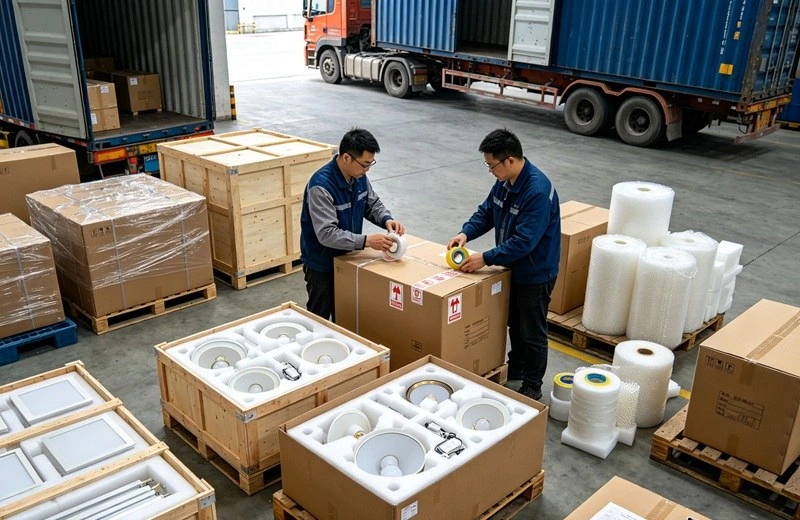 Lighting freight and project logistics from China