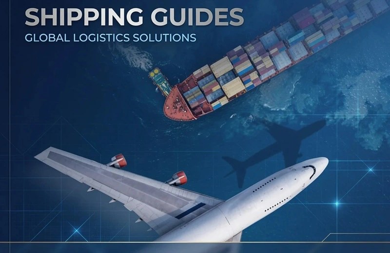 Compare sea freight and air freight shipping options for international cargo