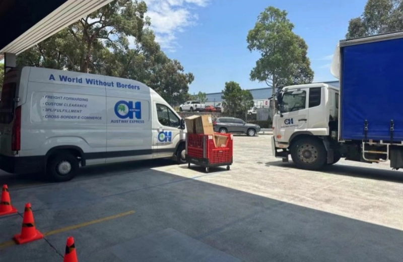 Finish the destination handoff logistics support from China by Austone