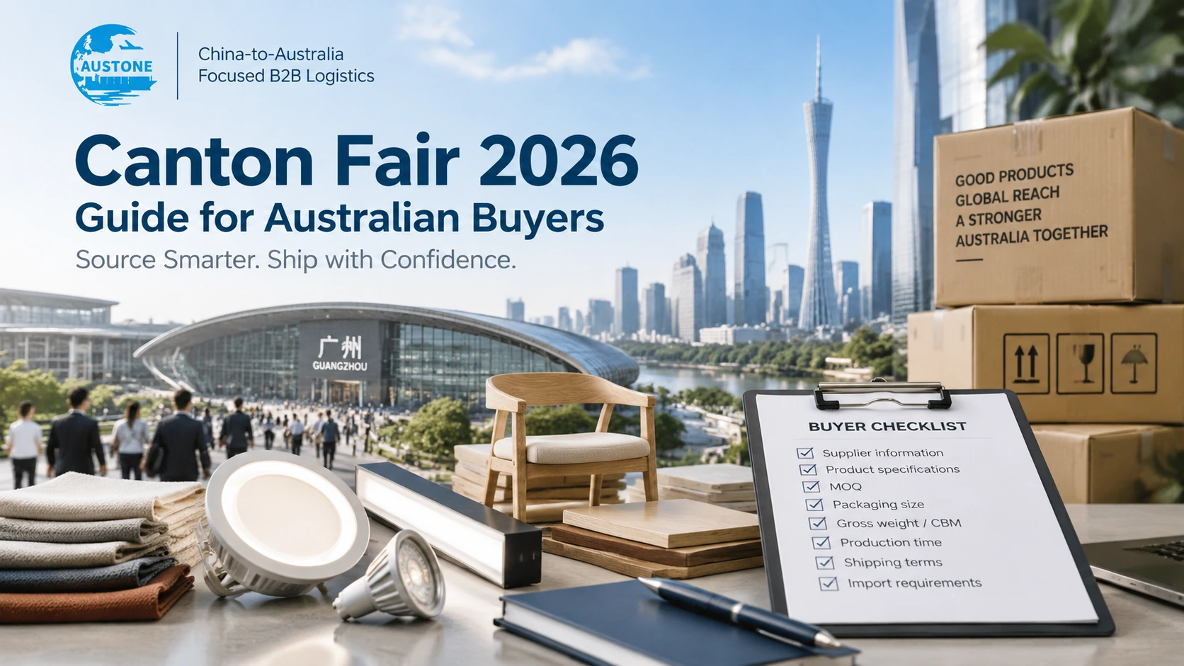 Canton Fair 2026 guide for Australian buyers sourcing products from China
